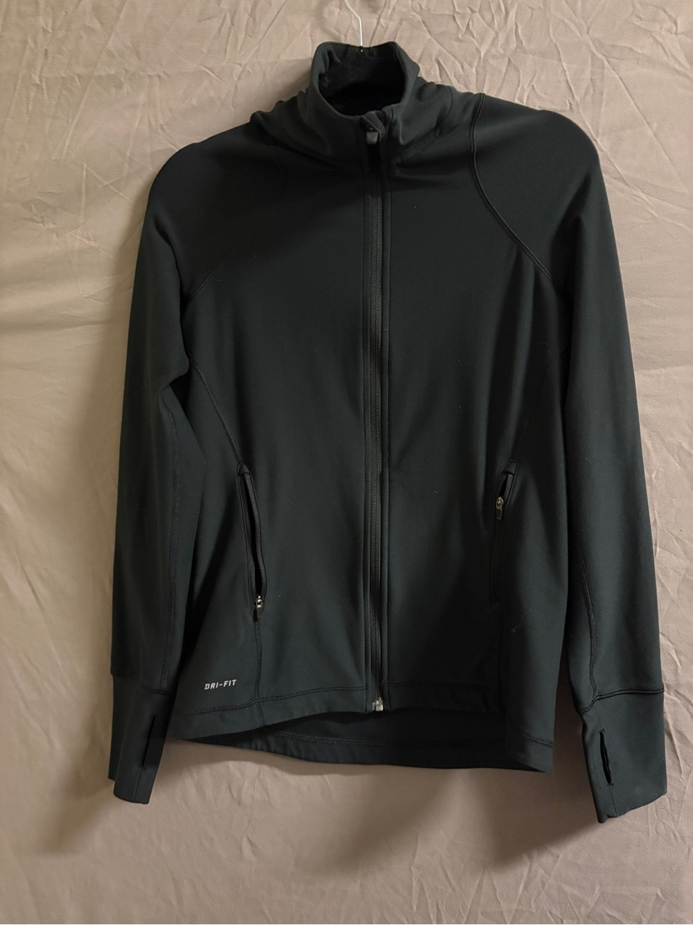 Nike Black Full-Zip Canucks Athletic Jacket
